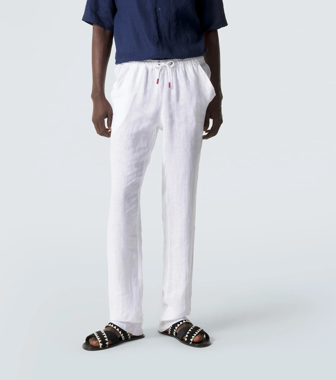 Kiton - Linen slim pants