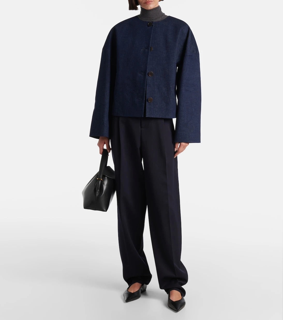 Fforme - Dev cropped denim jacket