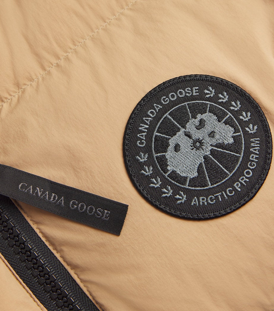 Canada Goose Beige Down Lawrence Puffer Gilet