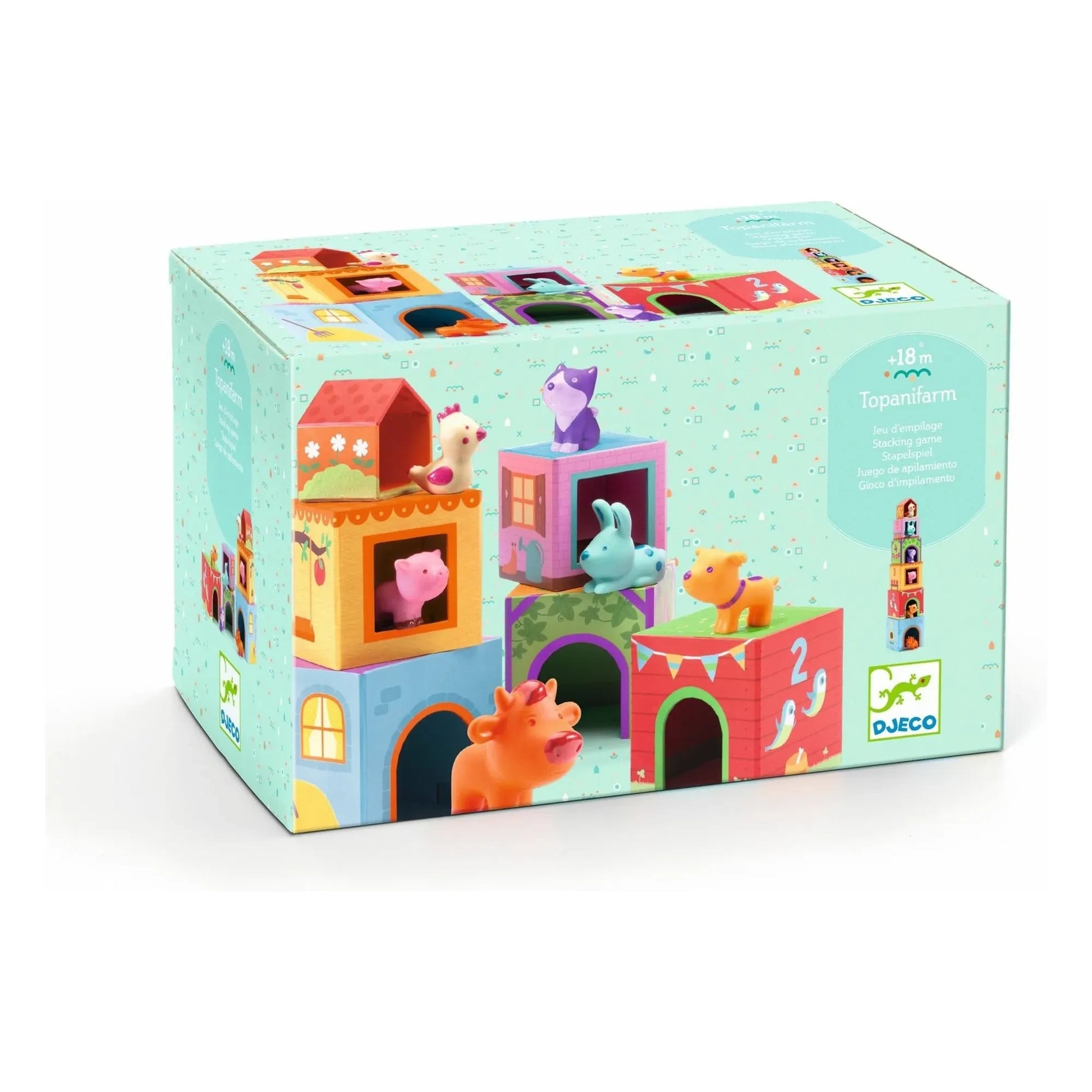 Djeco - Topanifarm stacking games
