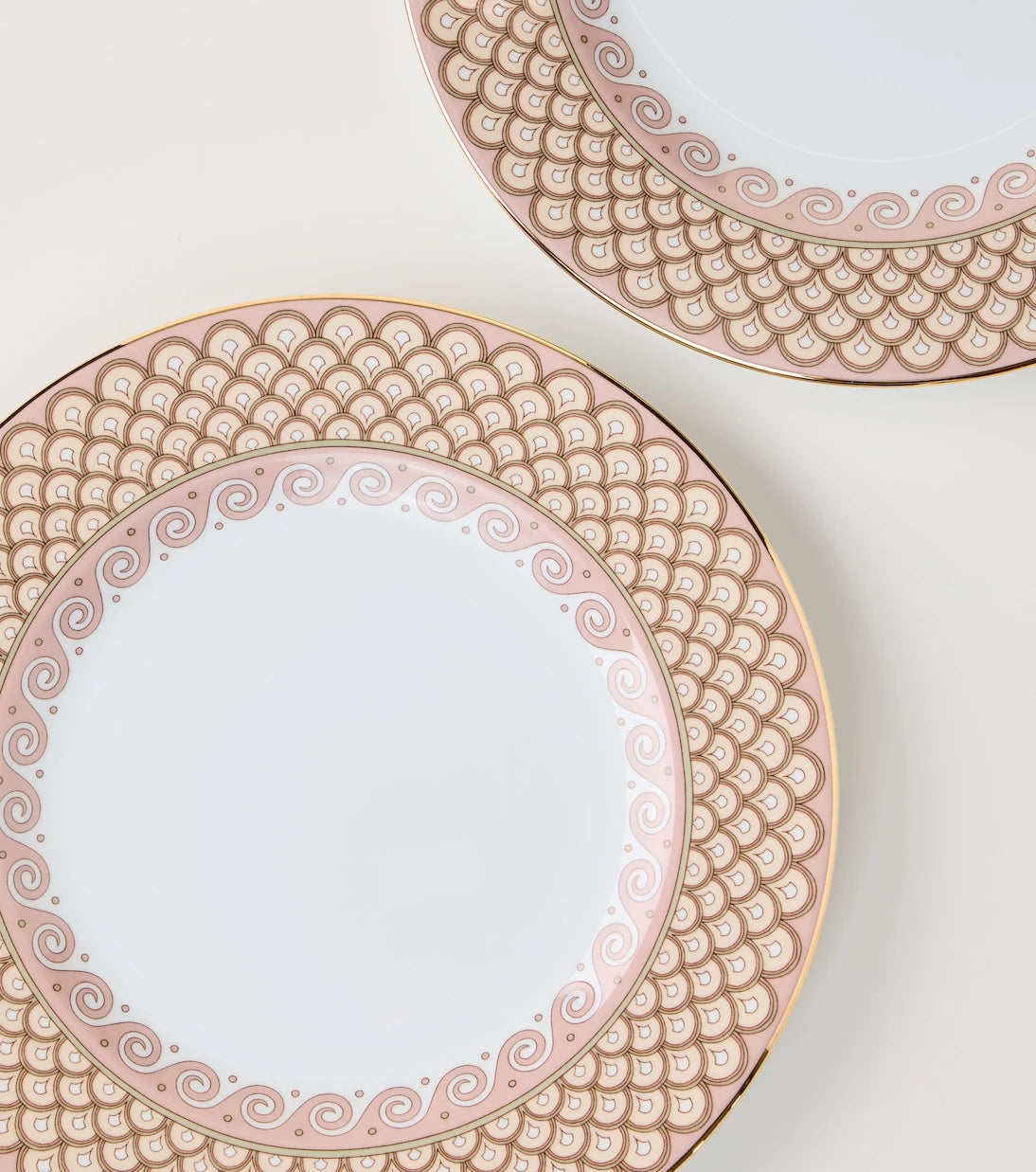 La DoubleJ - Odysseus Dusty Pink set of 2 dinner plates