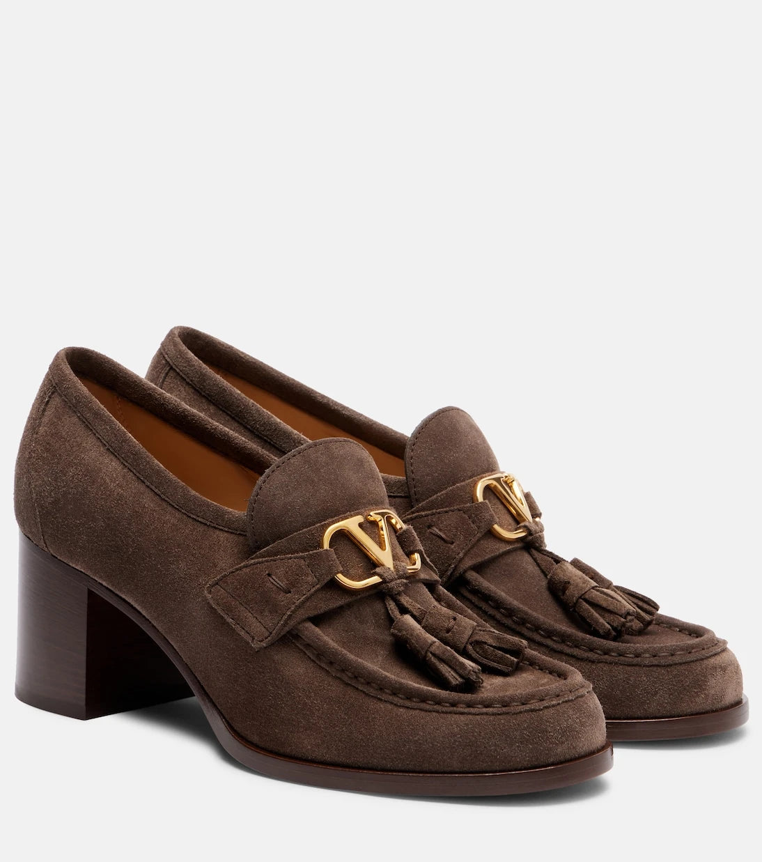 Valentino Garavani - VLogo 60 suede loafer pumps