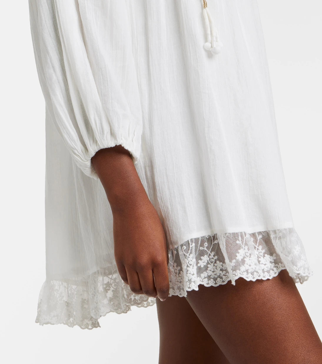 Rixo - Inez embroidered cotton minidress
