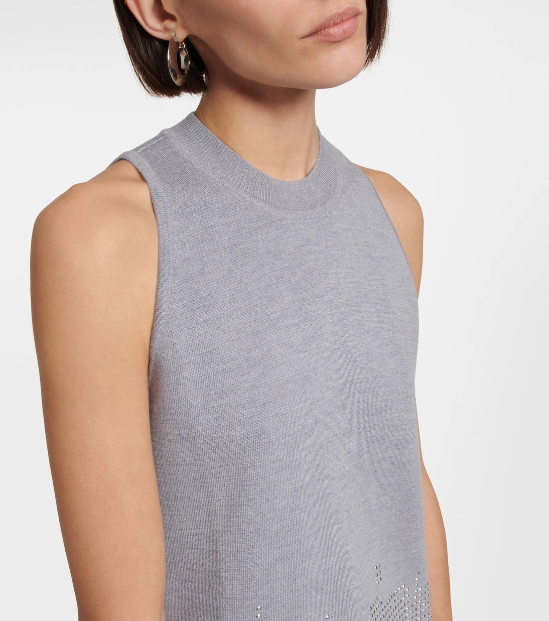 JW Anderson - Embellished wool top