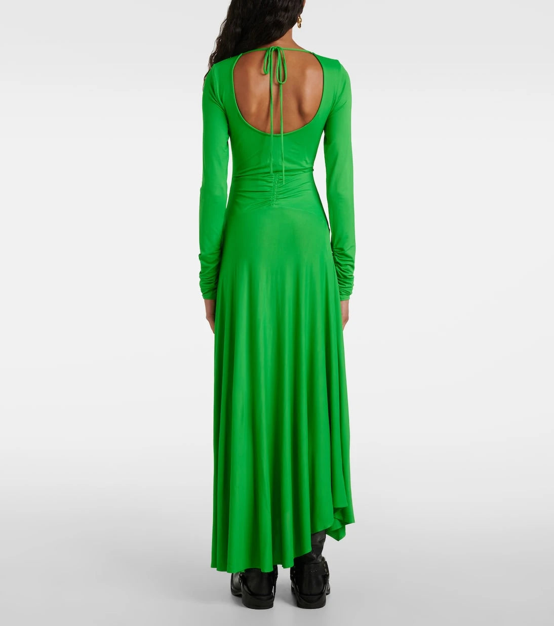 Acne Studios - Else gathered asymmetric midi dress