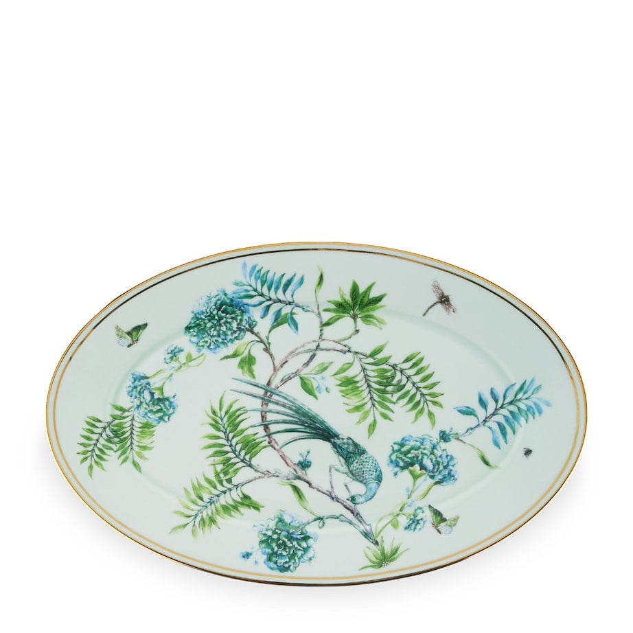 Aquazzura Small Secret Garden Small Oval Platter (31cm)