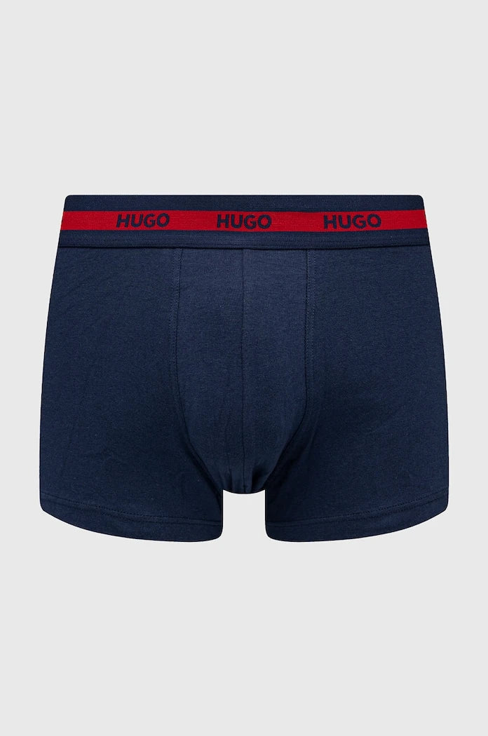HUGO Erkek Pamuk ve Elastan Bitişik Boxer TRIPLET PLANET 3'lü