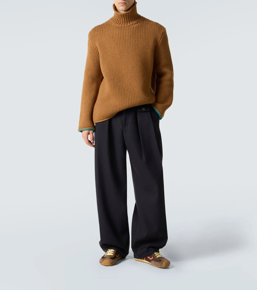Loewe - حذاء سنيكرز باليه رانر 2.0 مزين بالجلد السويدي