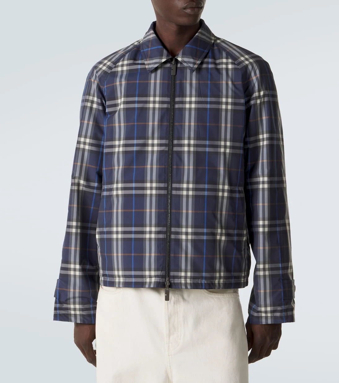 Burberry - Burberry Check cotton blouson jacket