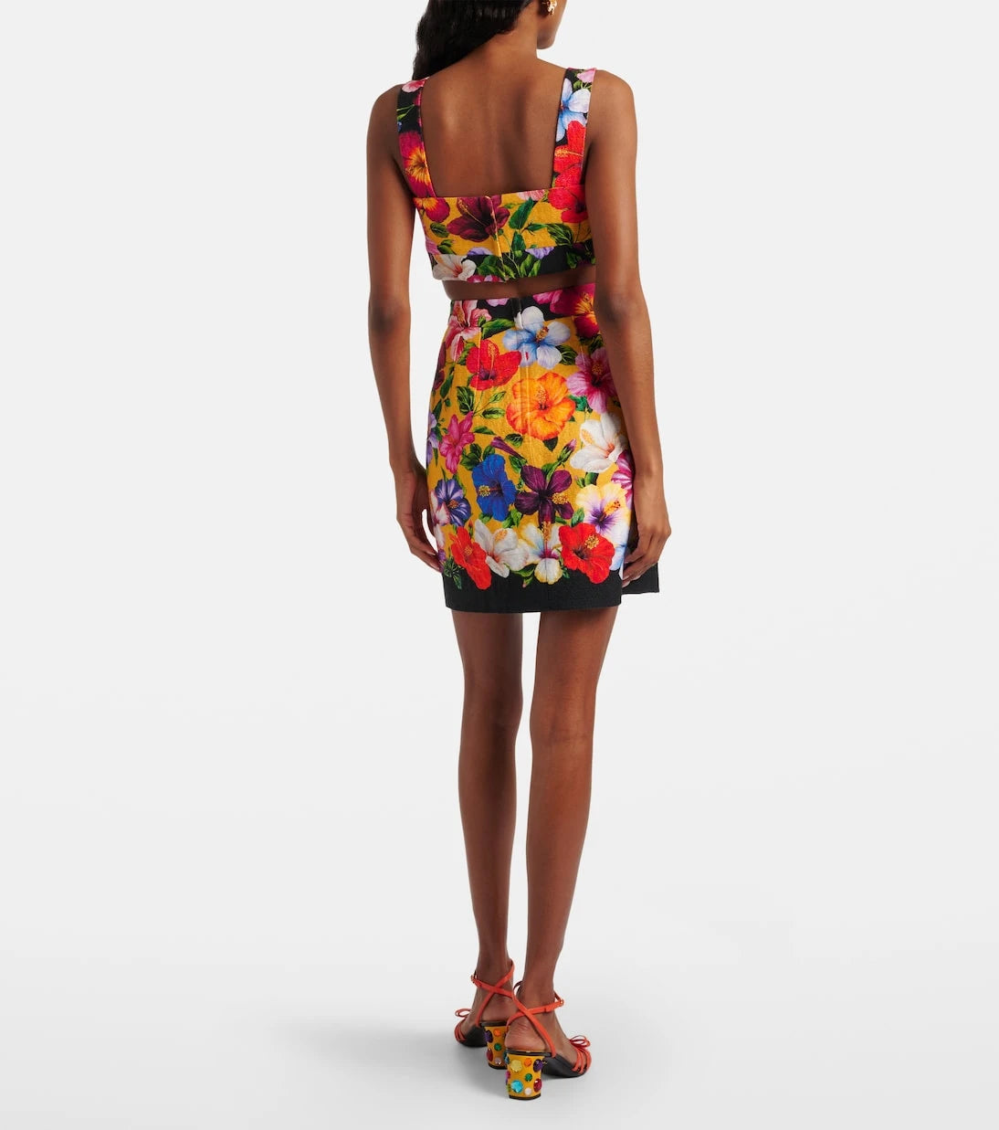 Dolce&Gabbana - Floral miniskirt