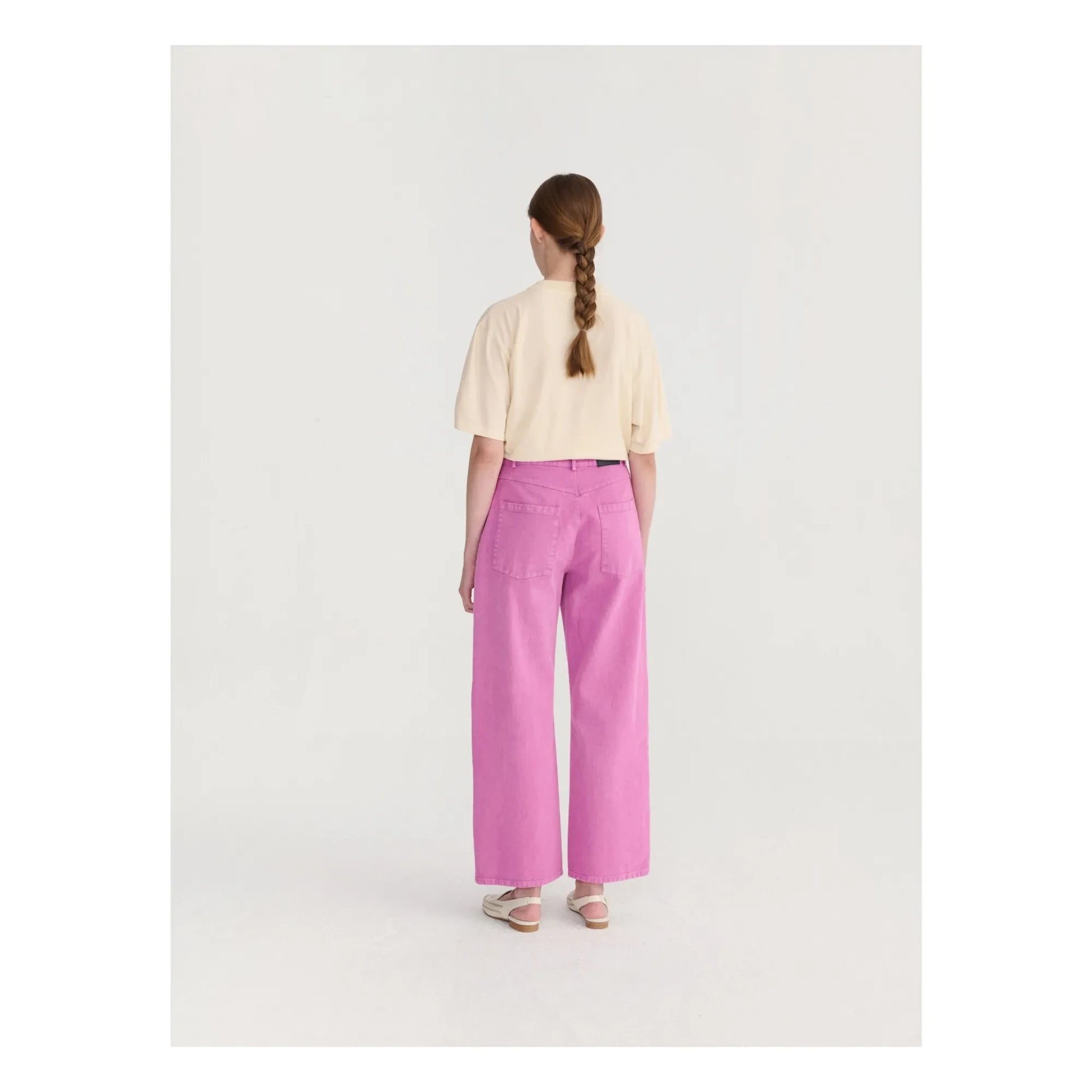 Bobo Choses - Boot Cut Organic Cotton Pants | Purple