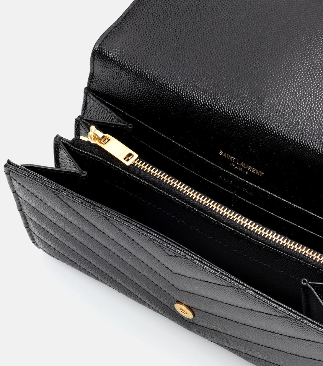 Saint Laurent - Monogram Large leather wallet