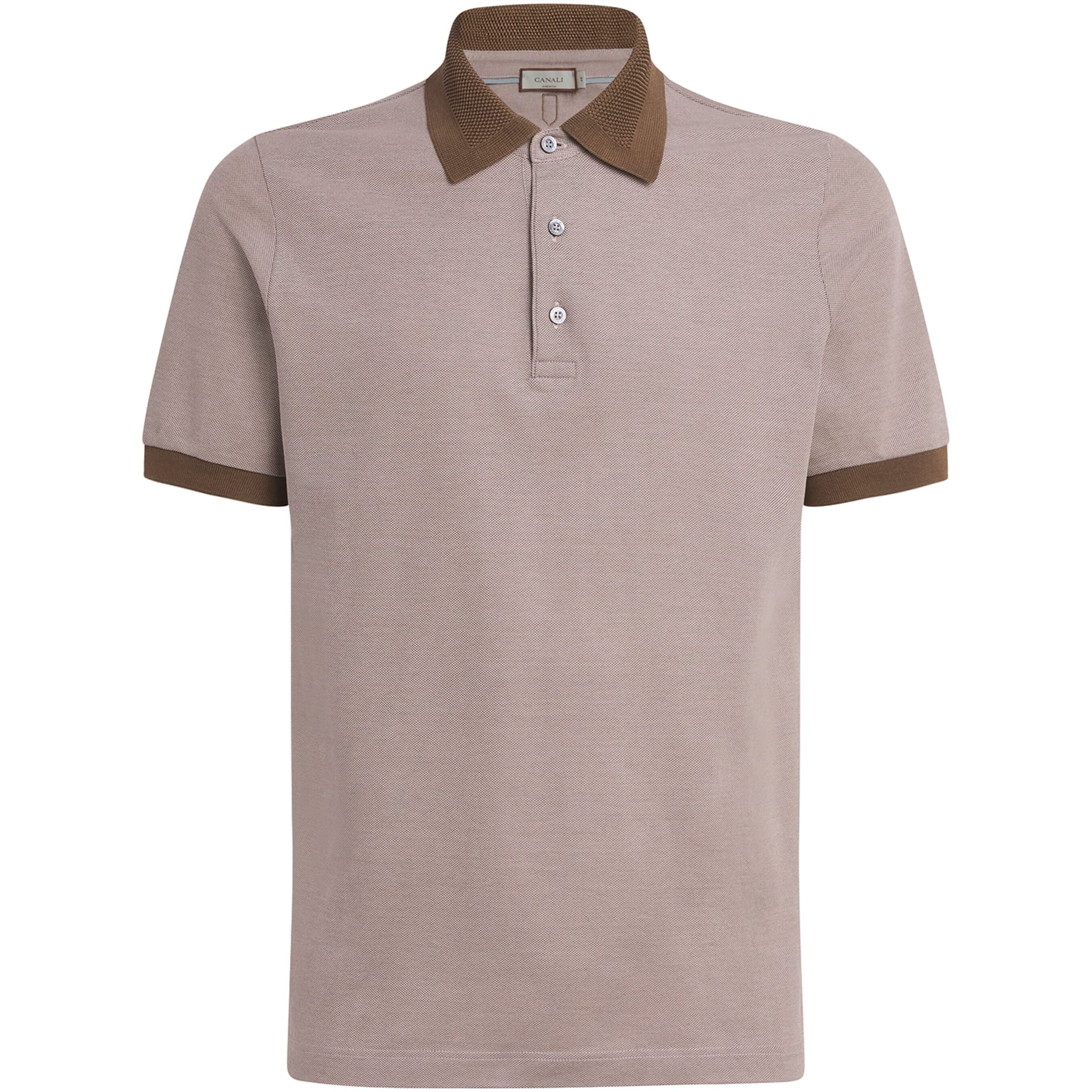 Cotton Contrast-Trim Polo Shirt
