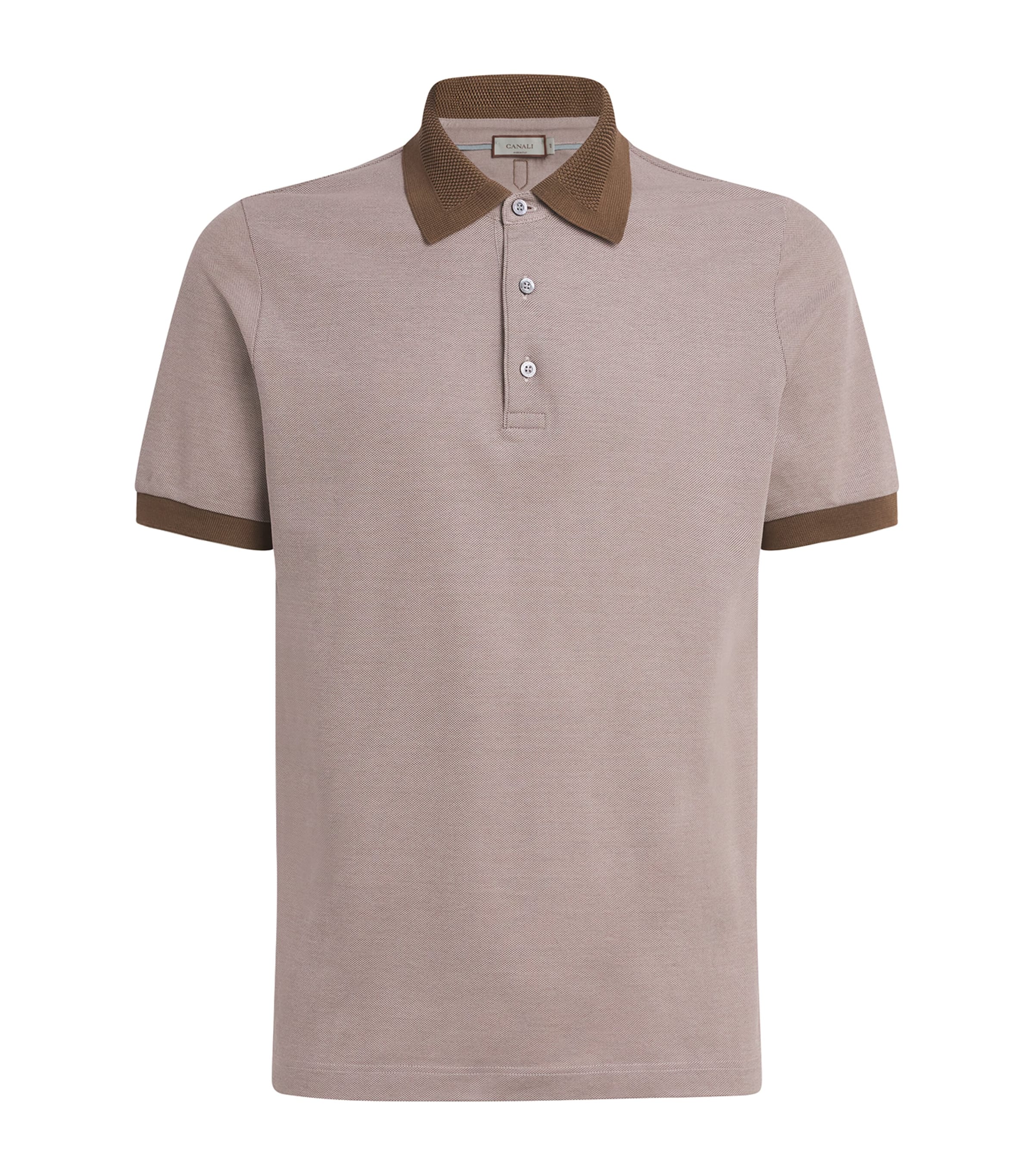 Cotton Contrast-Trim Polo Shirt