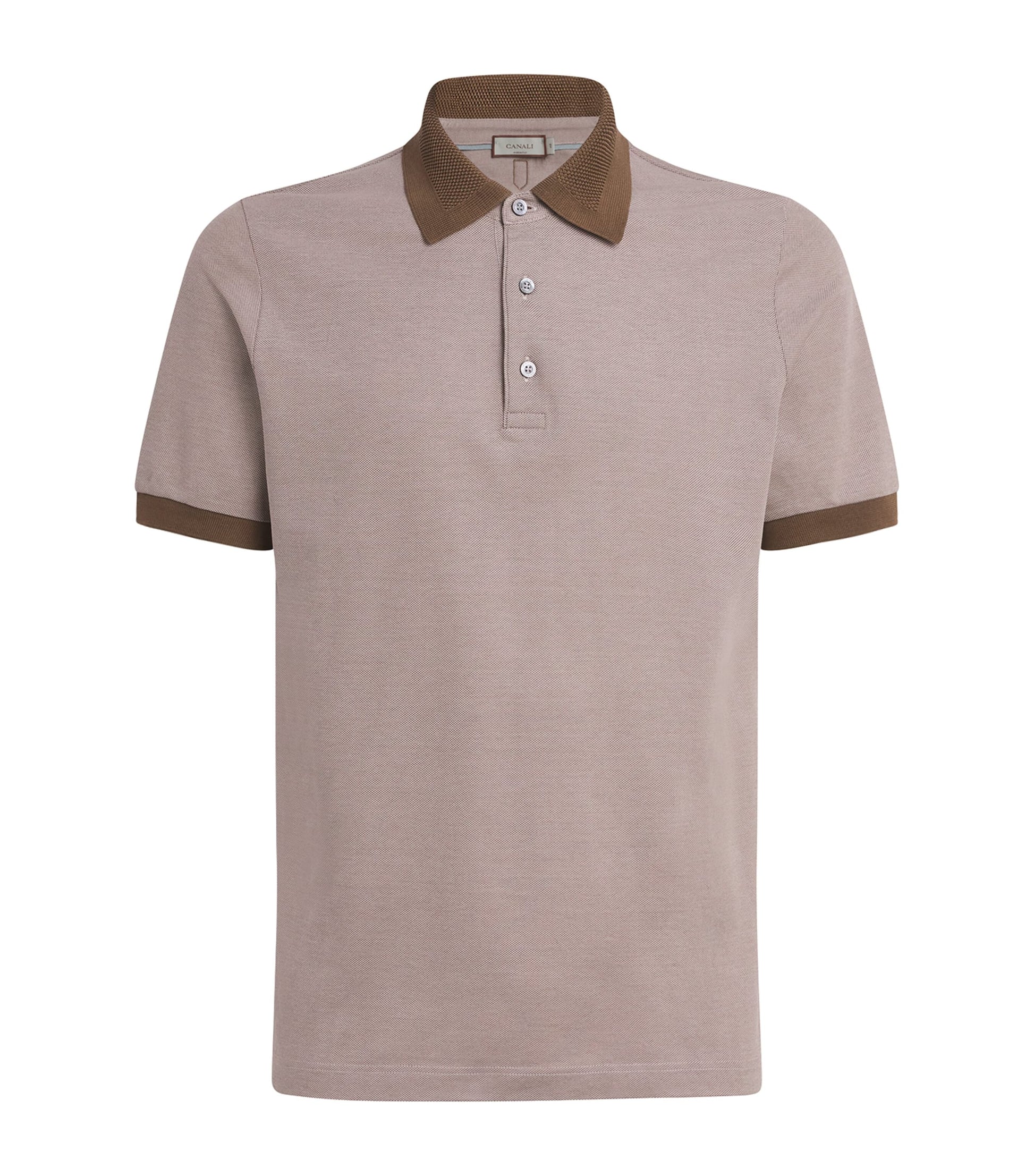 Cotton Contrast-Trim Polo Shirt