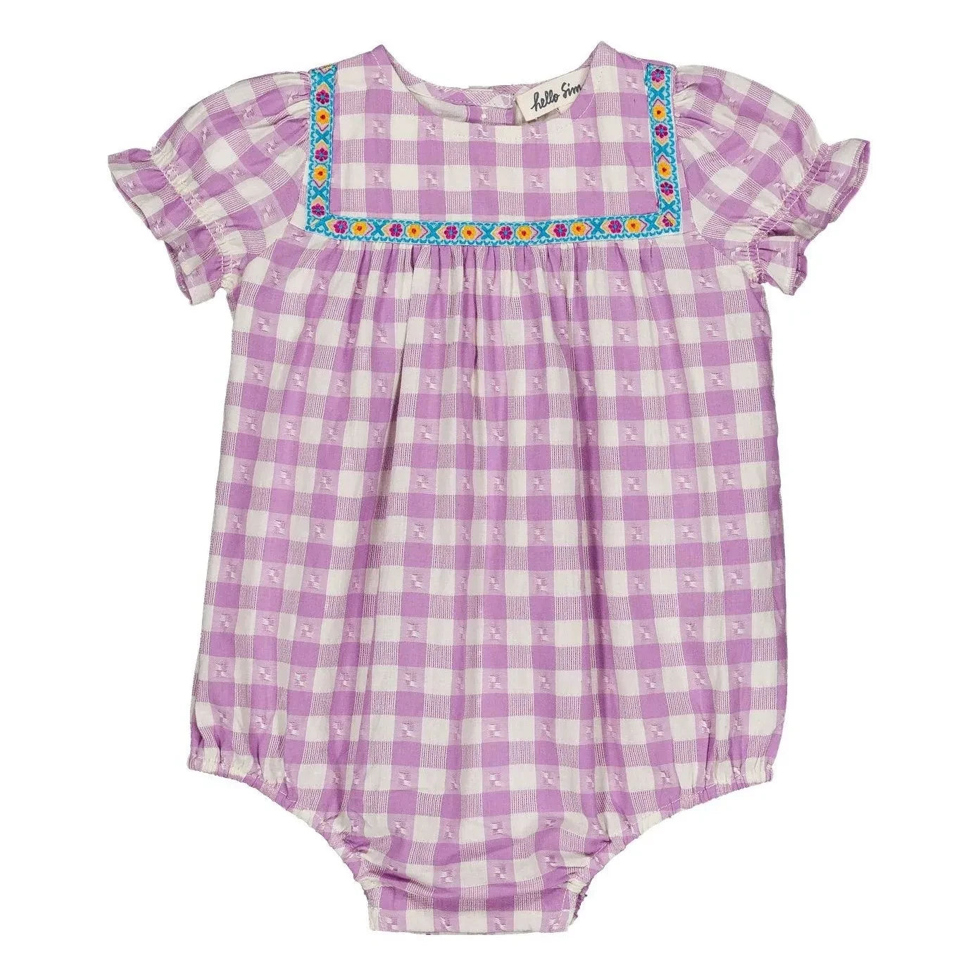 Hello Simone - Lucette Vichy romper | Lavender