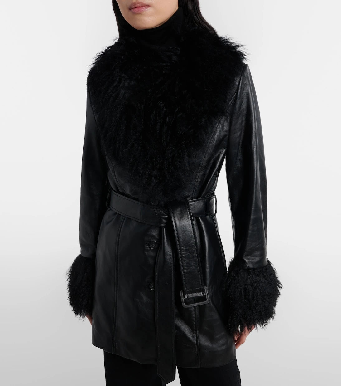 Nili Lotan - Sefa belted leather jacket
