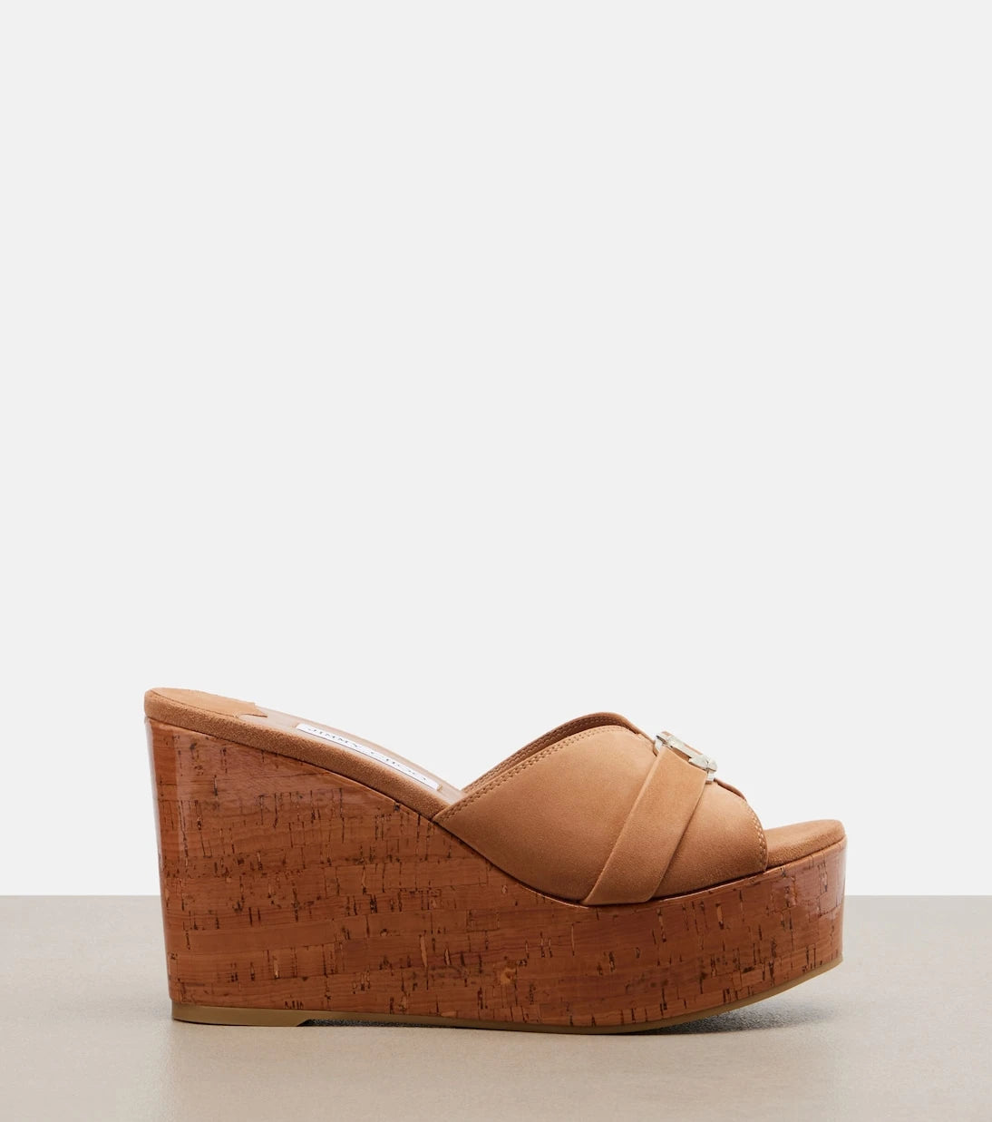 Jimmy Choo - Leda suede wedge mules