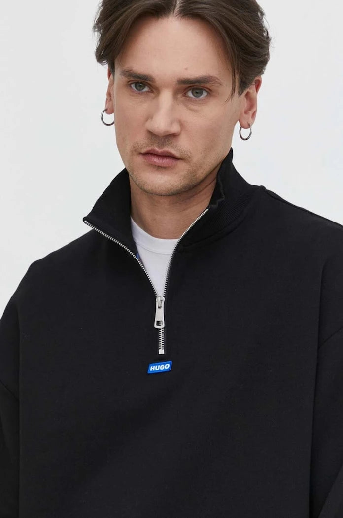 HUGO Blue Erkek Pamuklu Neeler Sweatshirt