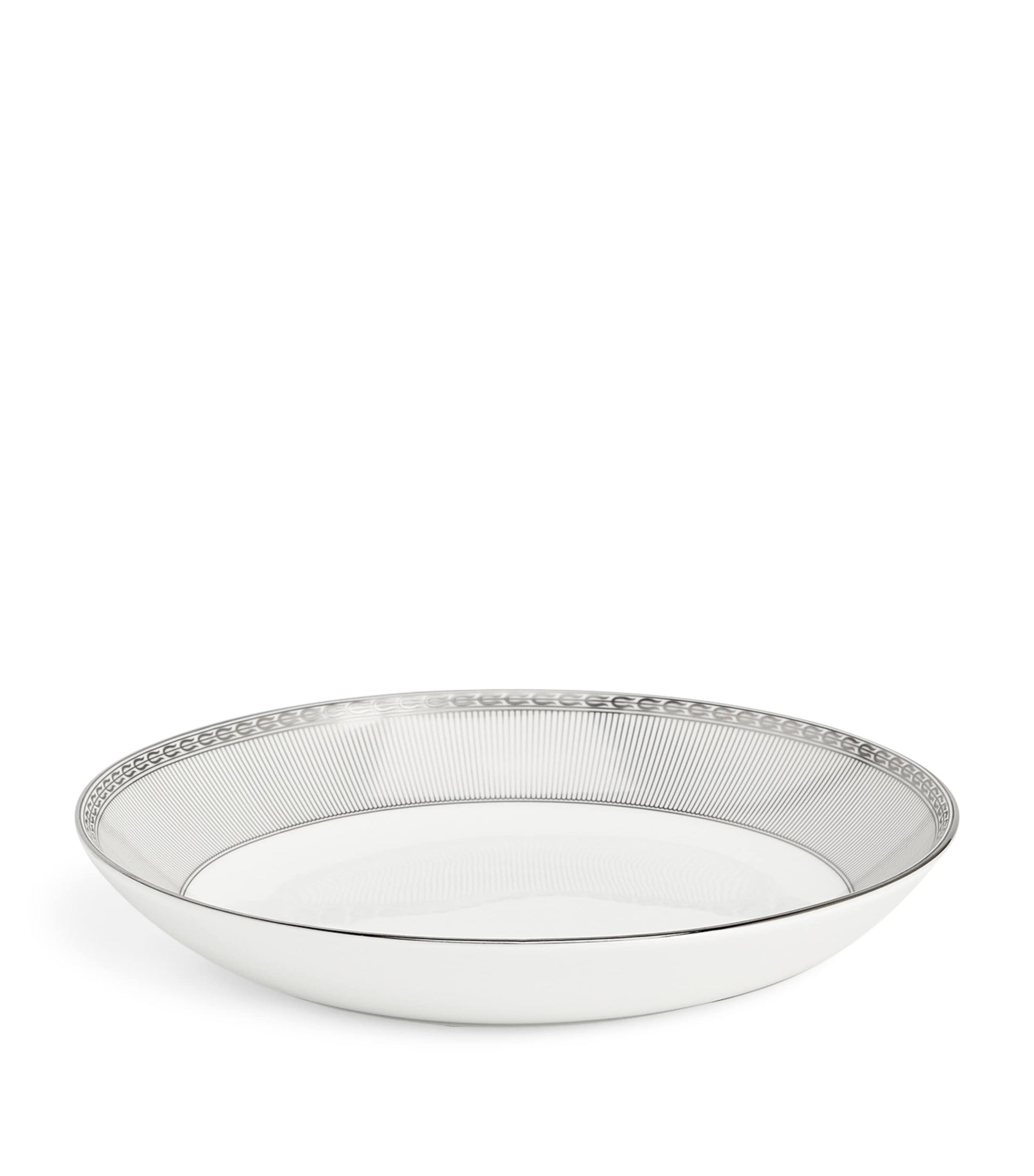 Silver Tonquin Deep Plate (22cm)