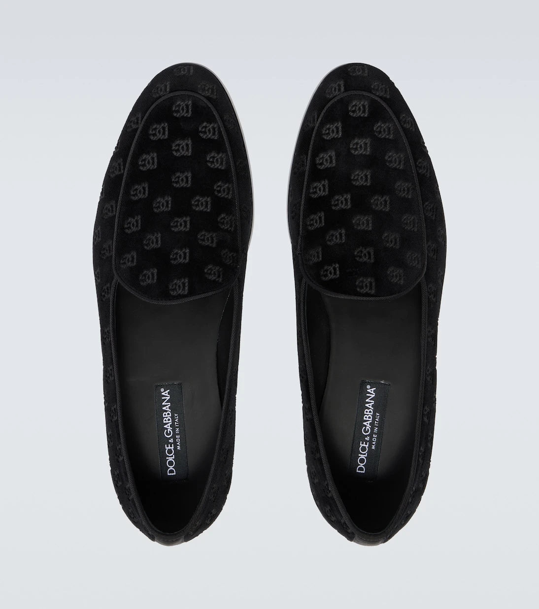 Dolce&Gabbana - Vivaldi velvet loafers
