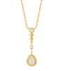 Yellow Gold and Diamond Serpent Bohème Pendant Necklace