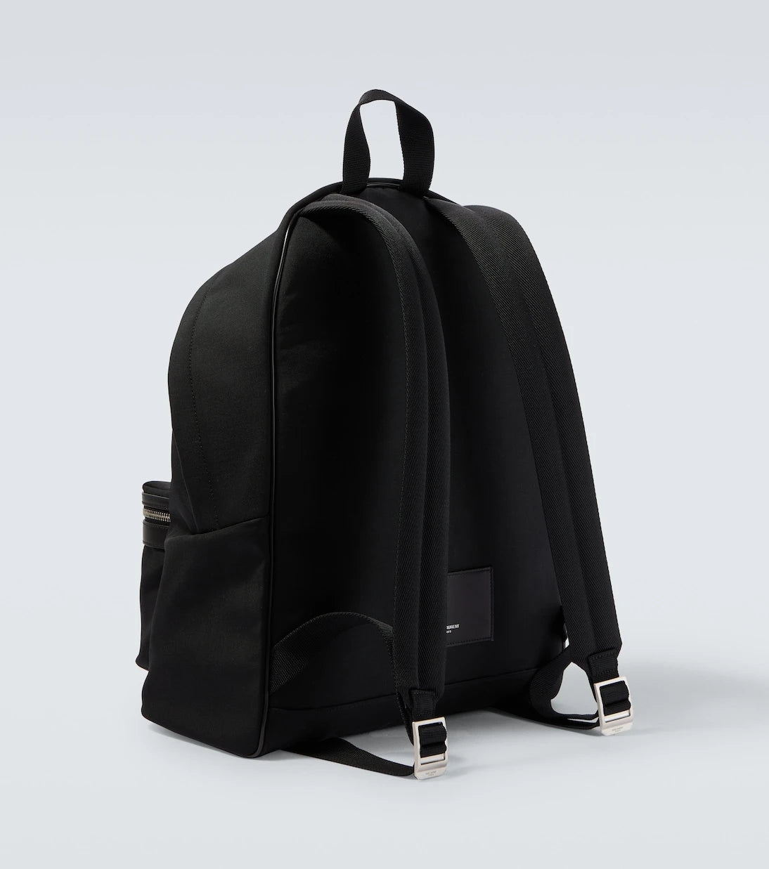 Saint Laurent - City leather-trimmed canvas backpack