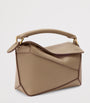 LOEWE Brown Mini Leather Puzzle Edge Top-Handle Bag
