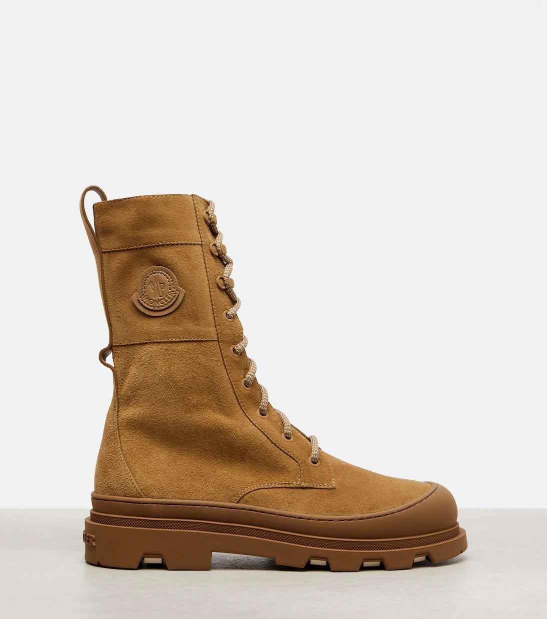 Moncler - Vera suede combat boots