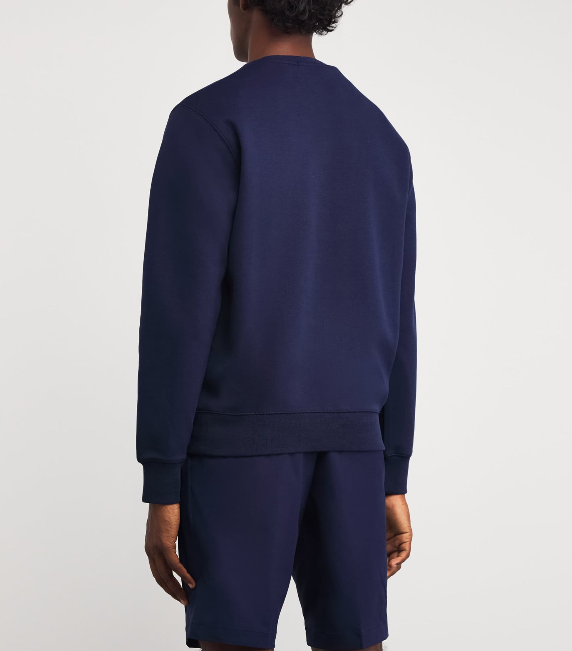 Cotton-Blend Performance Polo Bear Sweatshirt