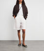 MAX&Co. White Nylon Elasticated Shorts