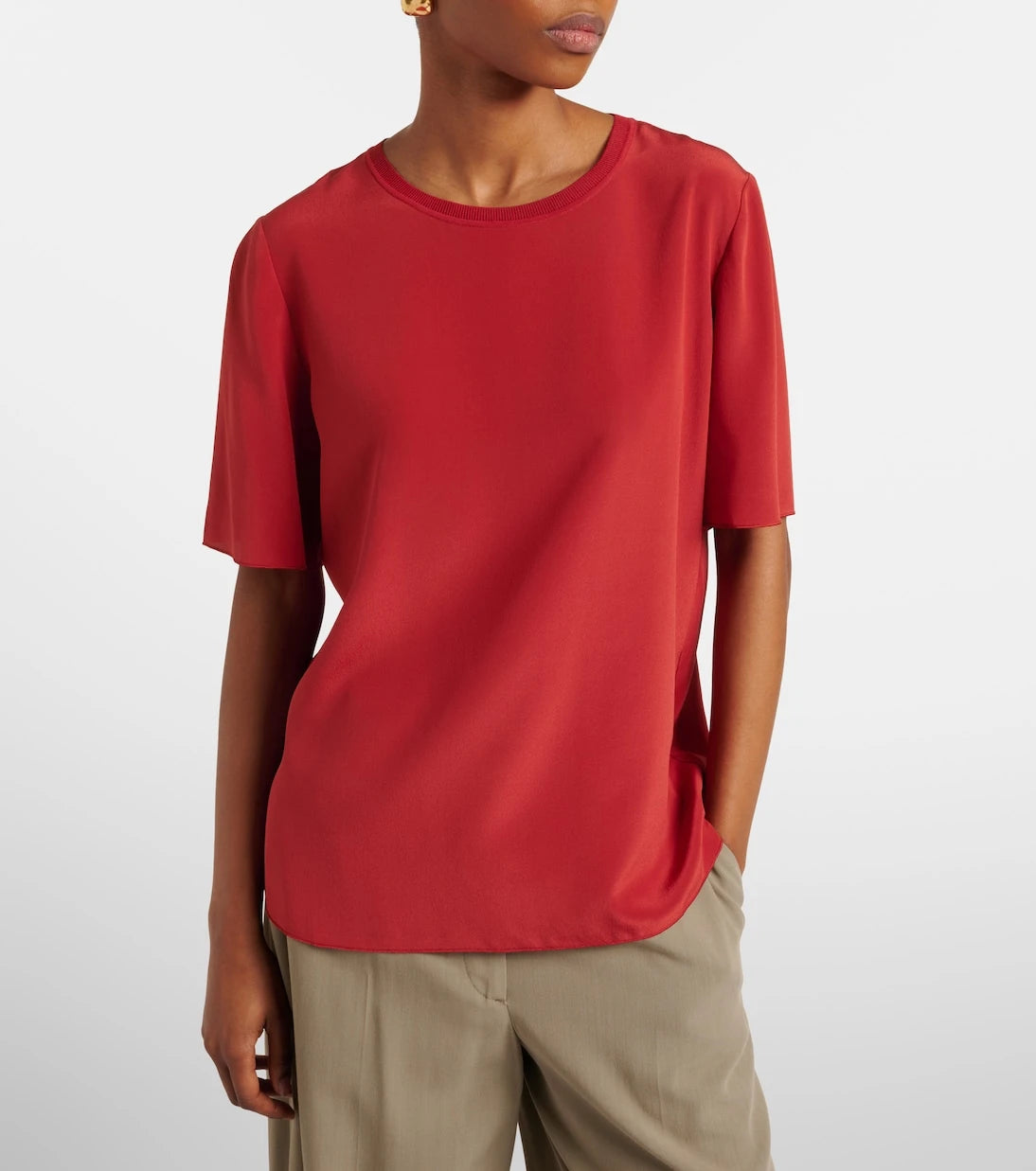 Joseph - Rubin silk crêpe top