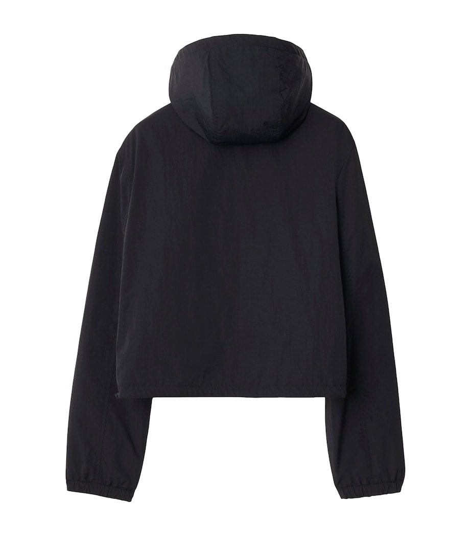 Burberry Yellow Check Cropped Reversible Jacket