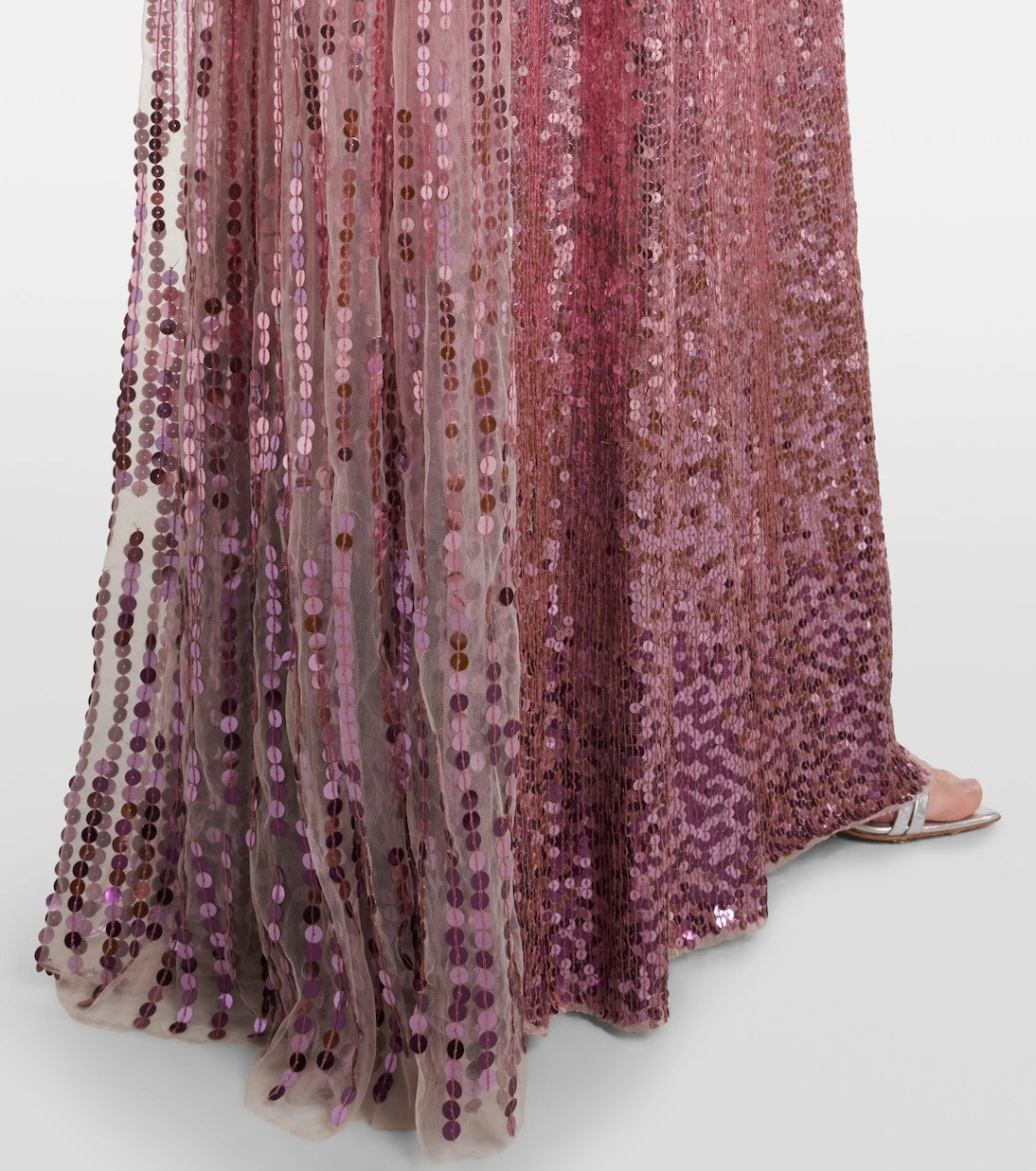 Jenny Packham - Easy Breezy sequined caped gown