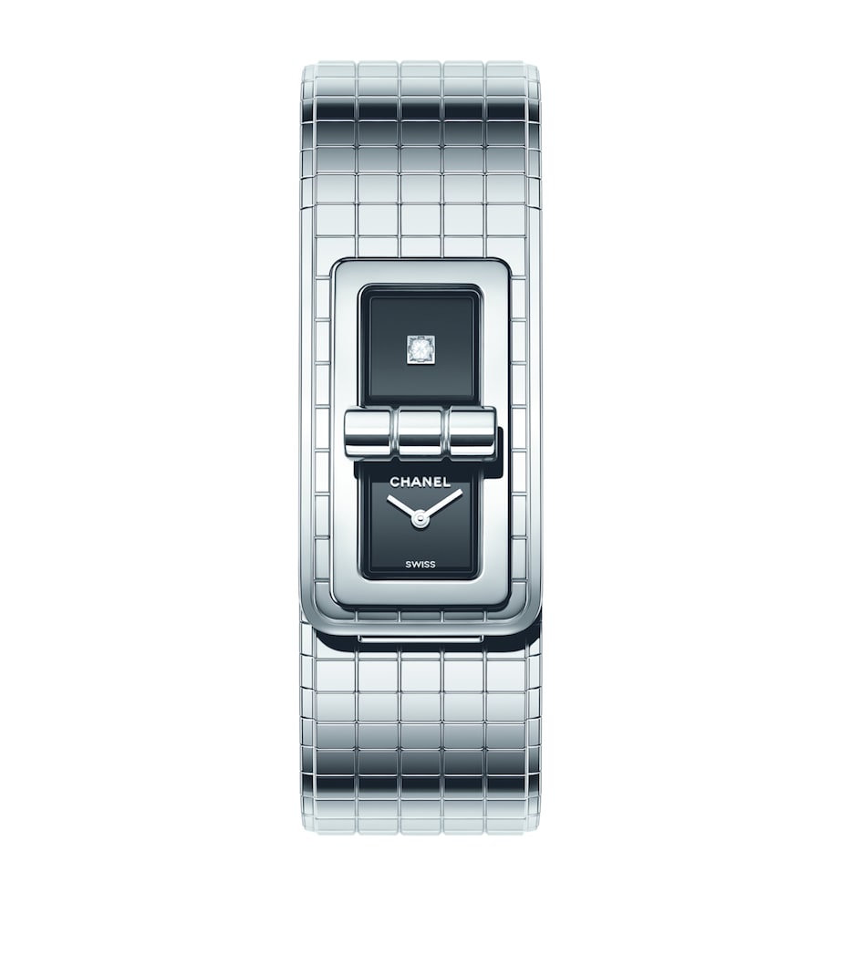 CHANEL Stainless Steel and Diamond CODE COCO Watch 38.1mm
