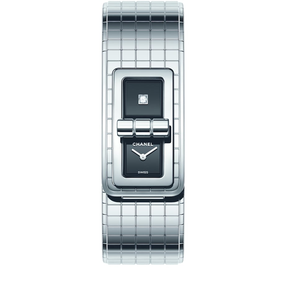 CHANEL Stainless Steel and Diamond CODE COCO Watch 38.1mm