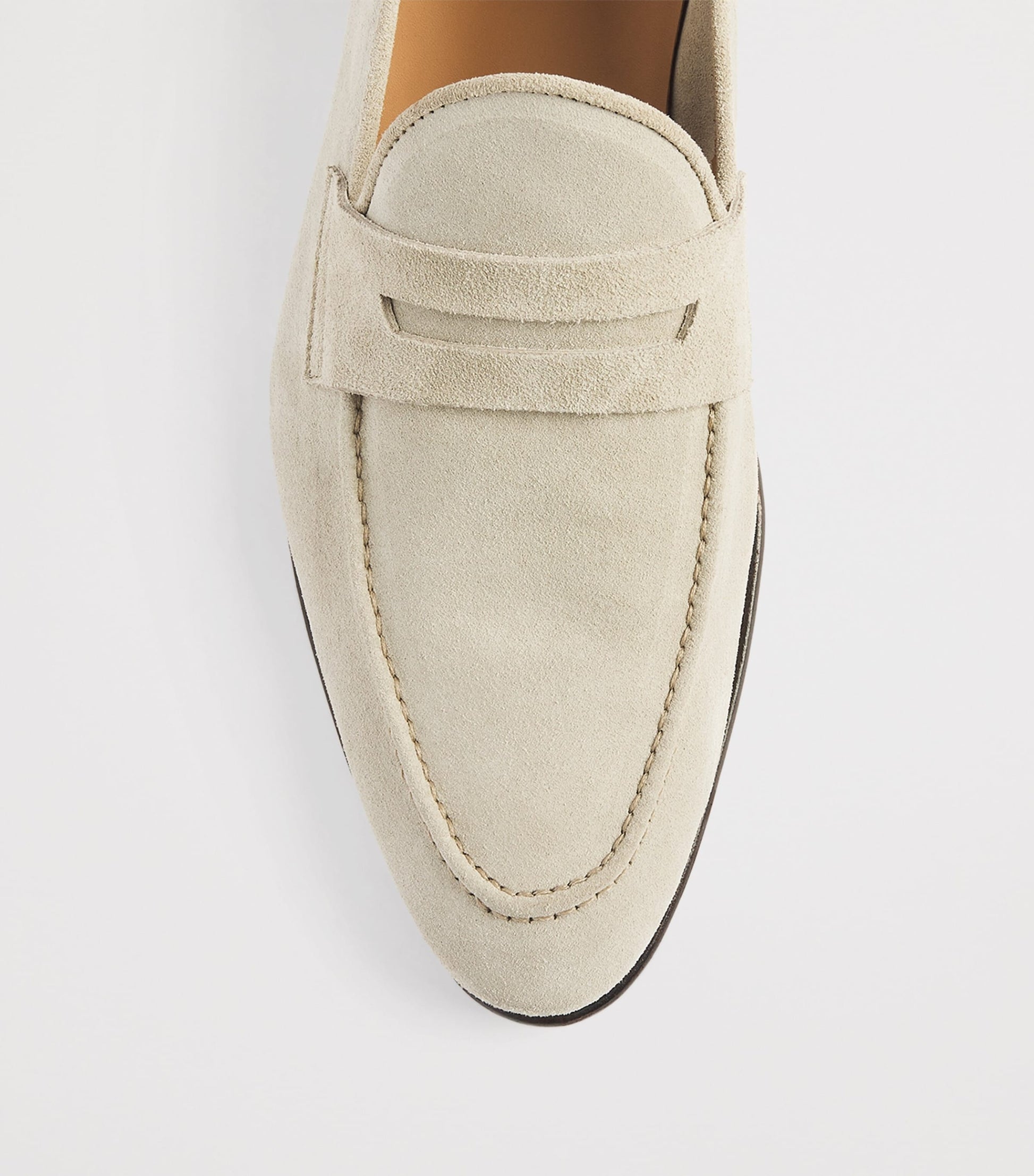 Isaia Suede Penny Loafers