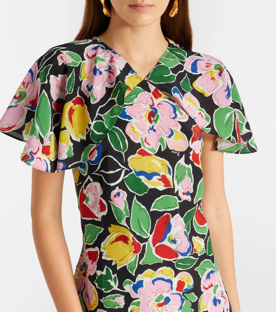 Rixo - Jeannie floral silk maxi dress