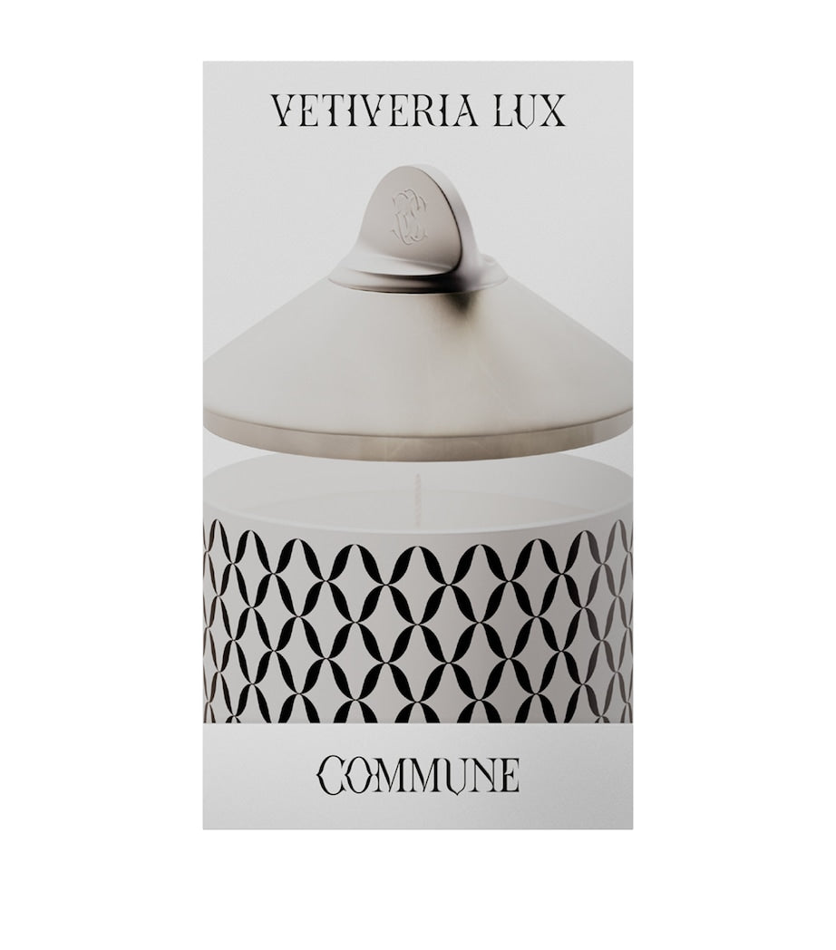Commune Vetiveria Lux Scented Candle with Cover