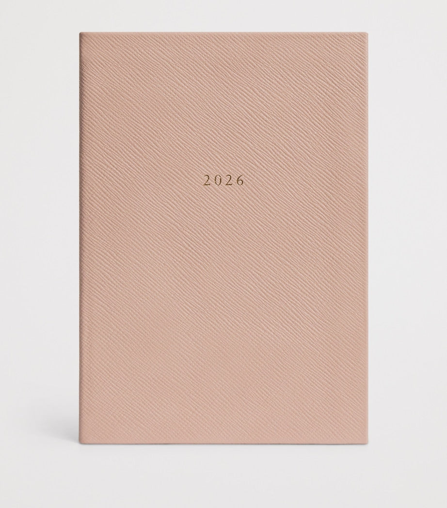 Leather A5 Diary 2026