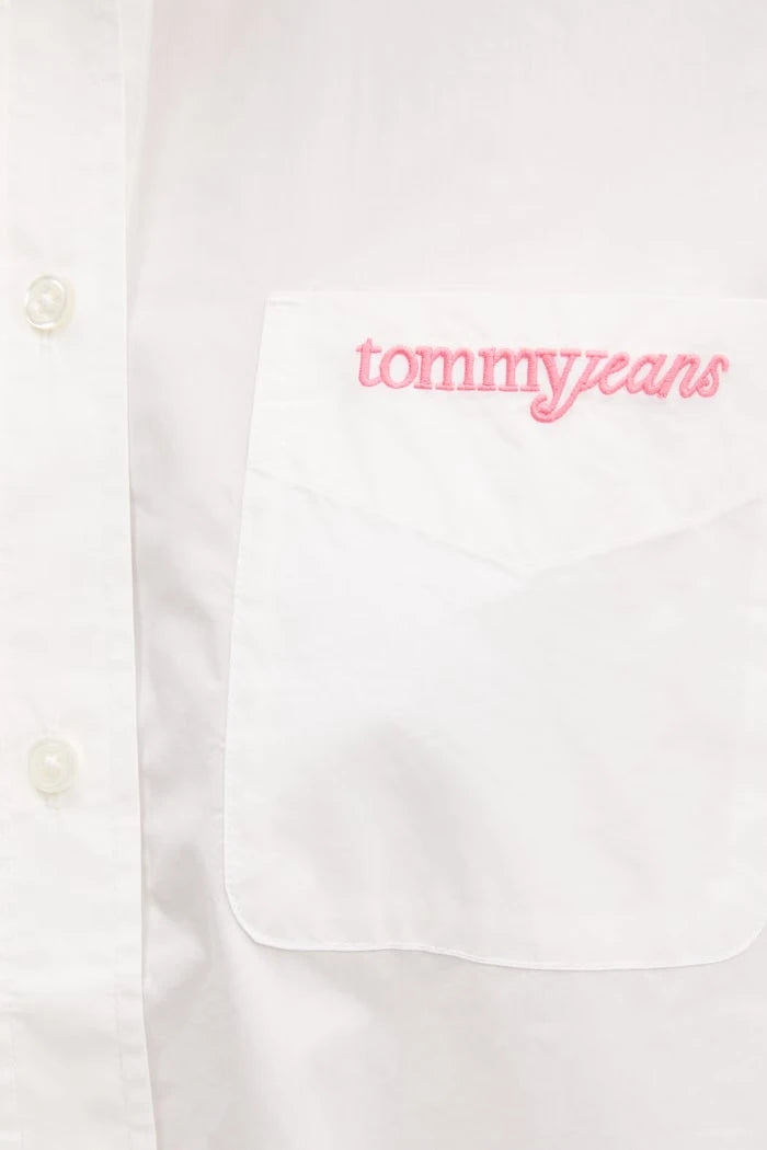 Tommy Jeans Kadın Pamuk Gömlek Bluz