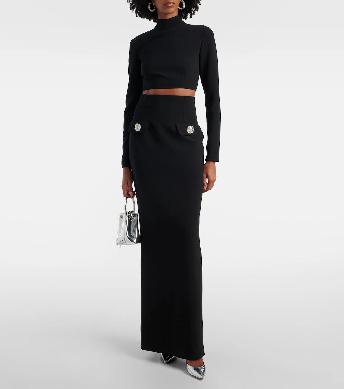 Costarellos - Embellished maxi skirt