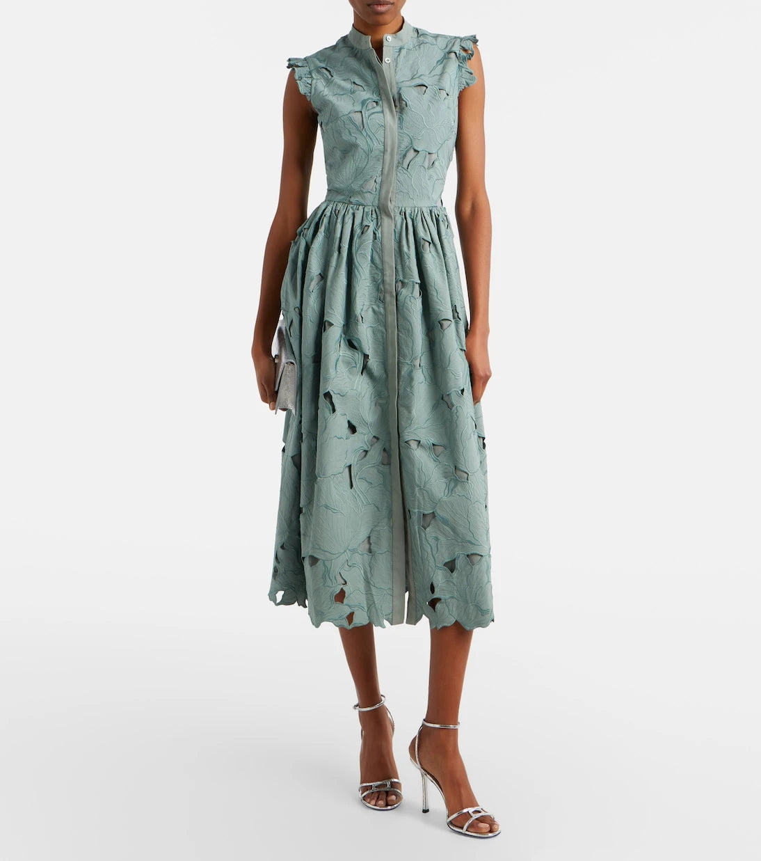 Erdem - Guipure lace shirt dress