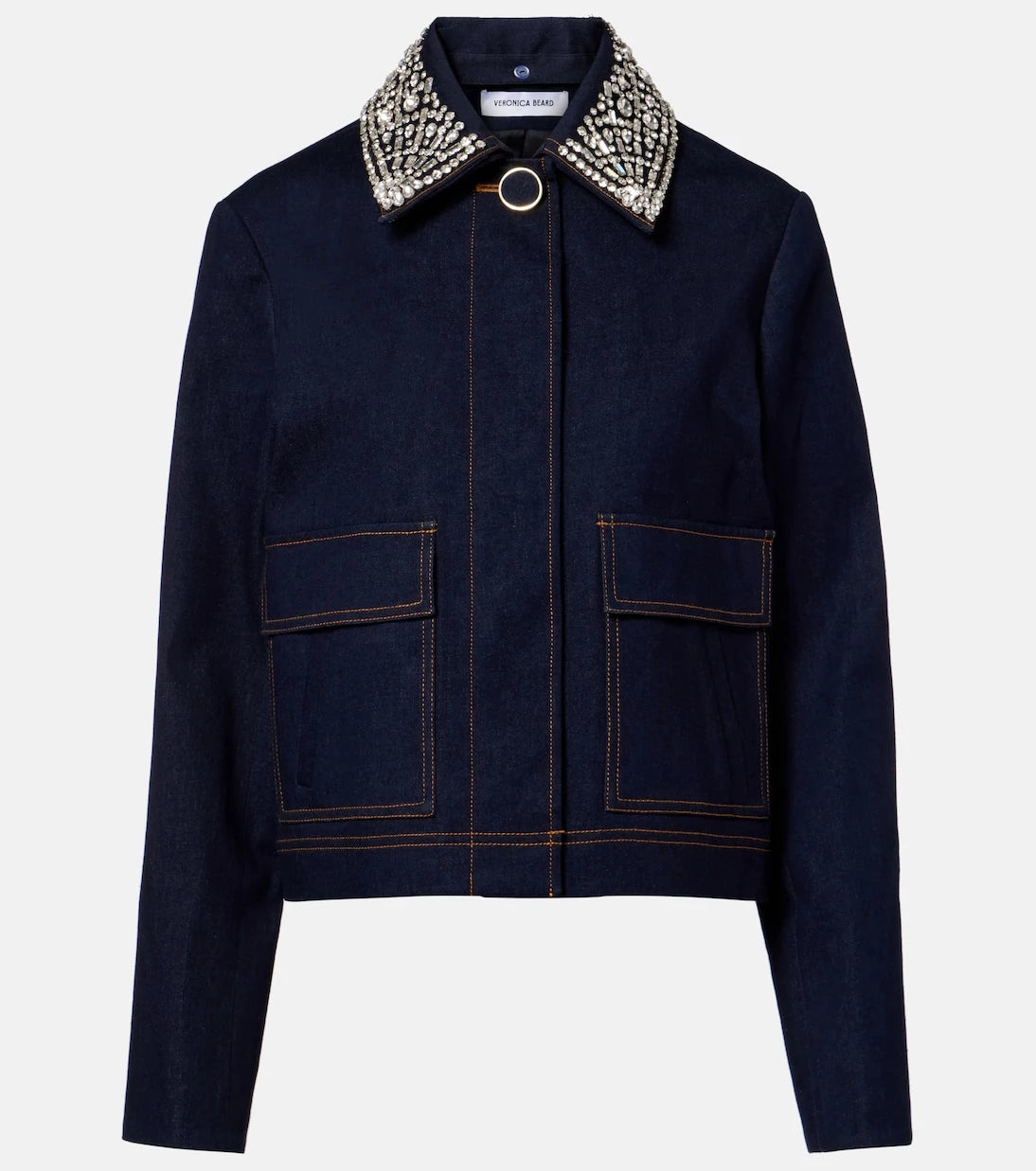 Veronica Beard - Barrington embellished denim jacket