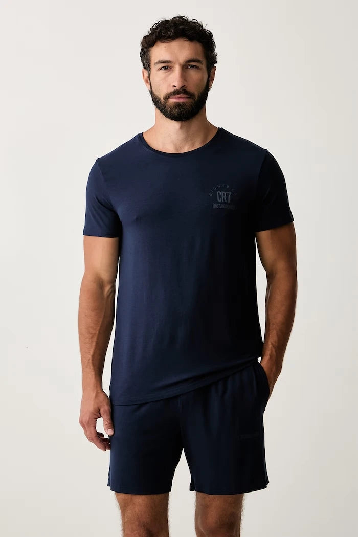 CR7 Cristiano Ronaldo erkek iki parçalı modal pijama x MODAL CONCEPT