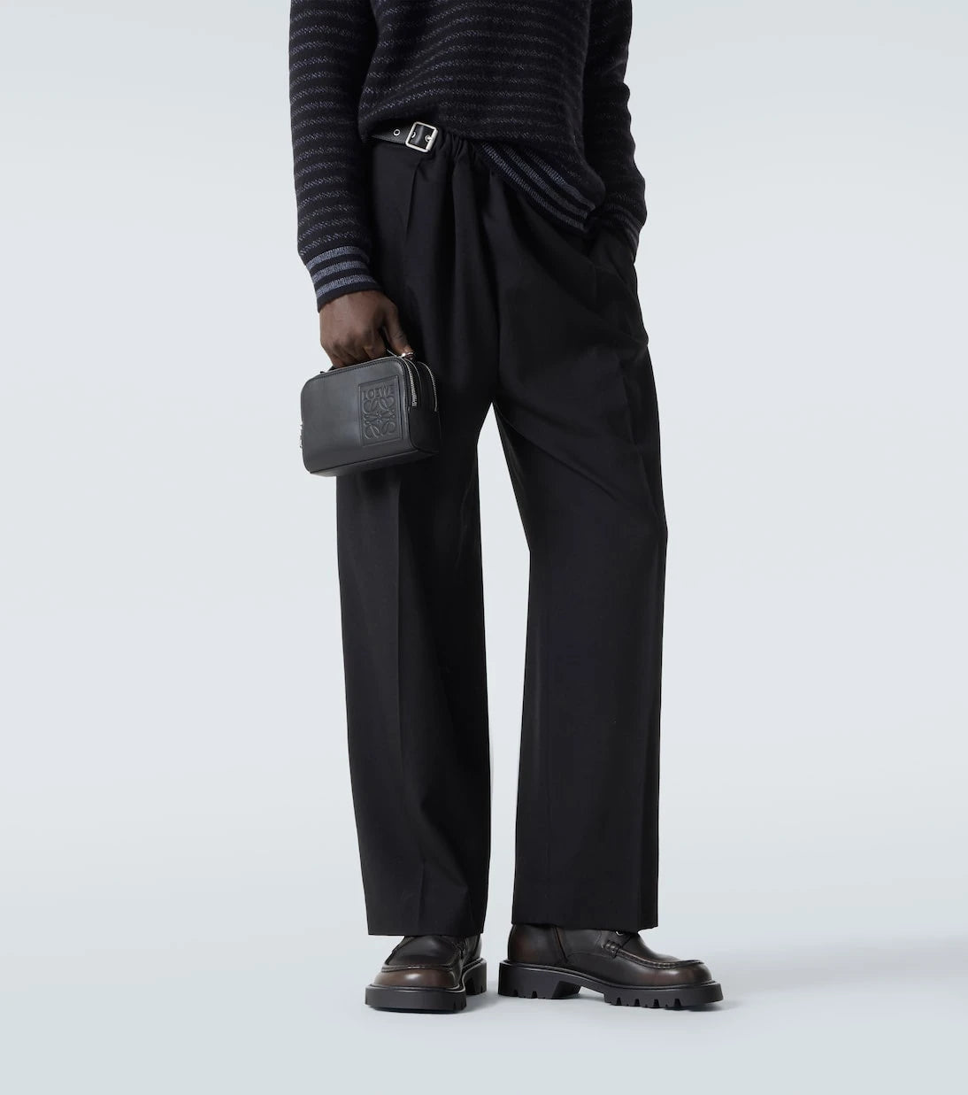 Loewe - Anagram Mini leather crossbody bag