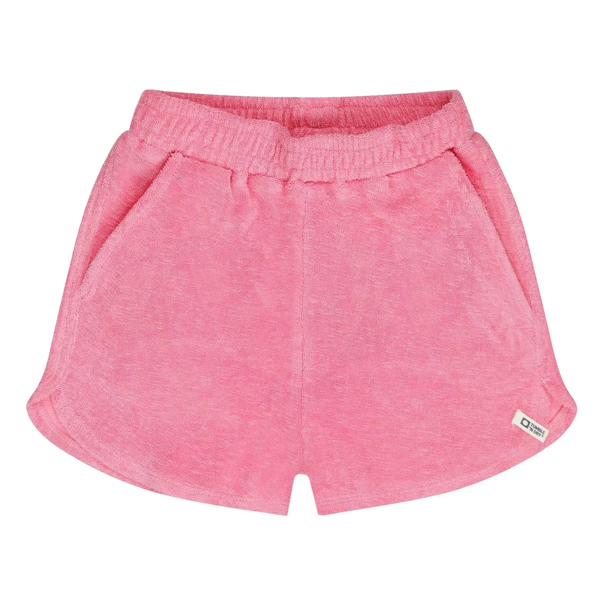 Tumble N'Dry - Paraiba Organic Cotton Towelling Shorts | Pink