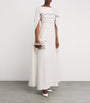 Huishan Zhang White Embellished Luanne Gown