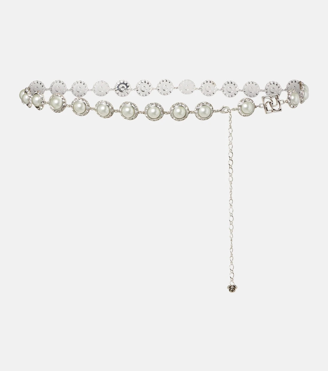 Magda Butrym - Crystal-embellished faux pearl belt