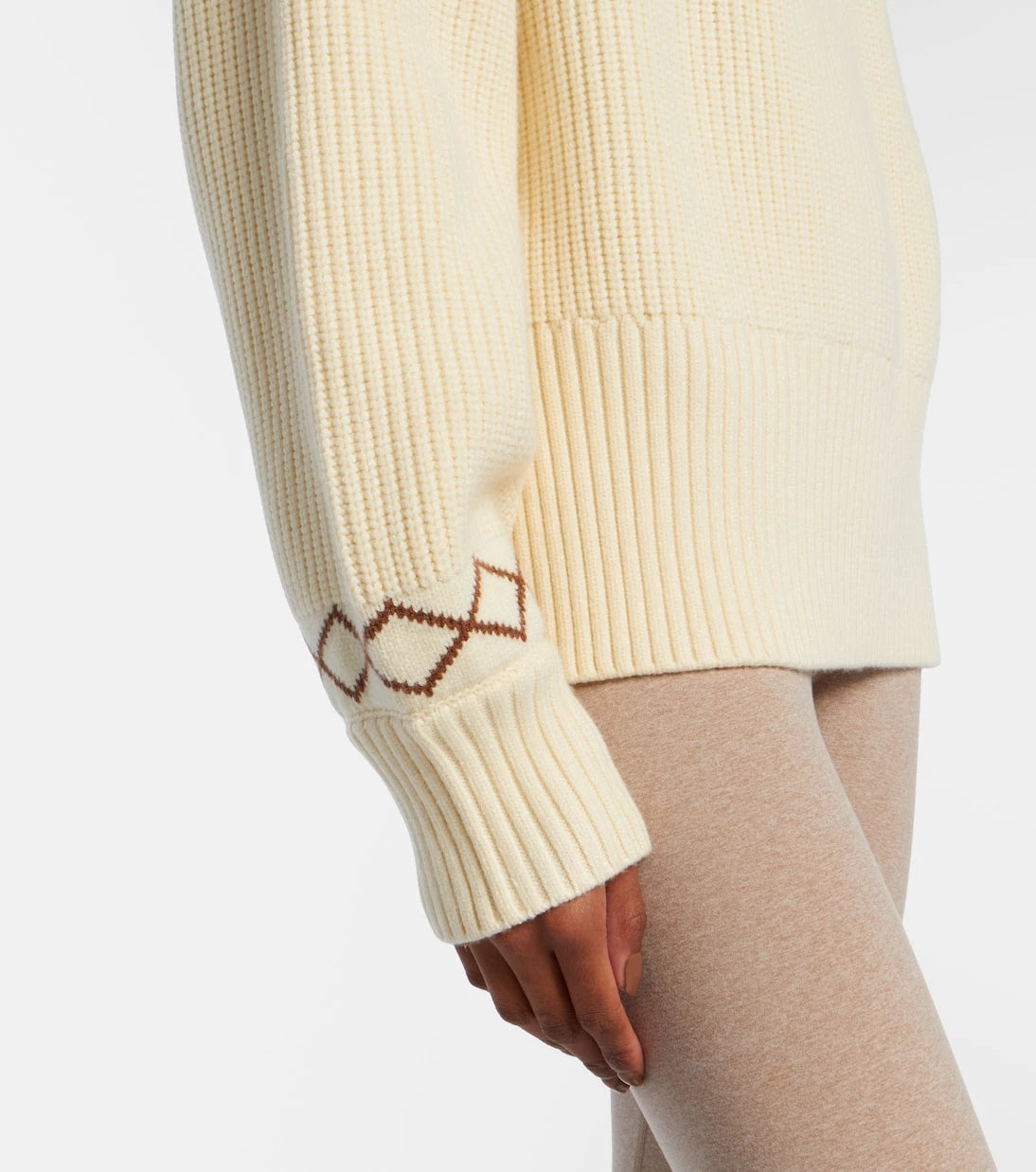 Varley - Sigrid ribbed-knit half-zip sweater